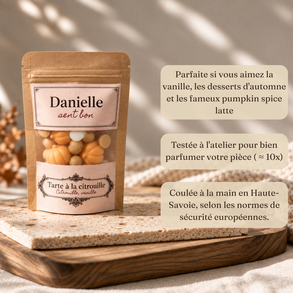 Fondants parfumés Tarte à la citrouille